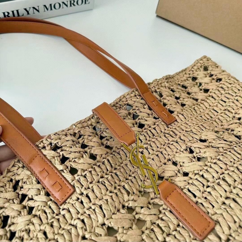 Yves Saint Laurent Tan and Brown Shoulder Bag - Picture 3 of 9